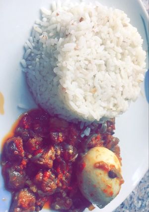 A picture of Ofada rice.