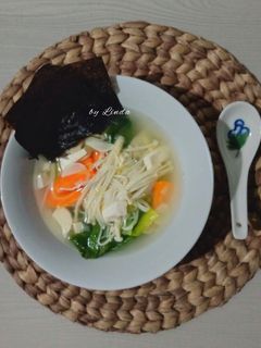 Foto resep Sup Tahu Jamur Enoki
