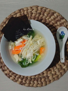 Foto resep Sup Tahu Jamur Enoki