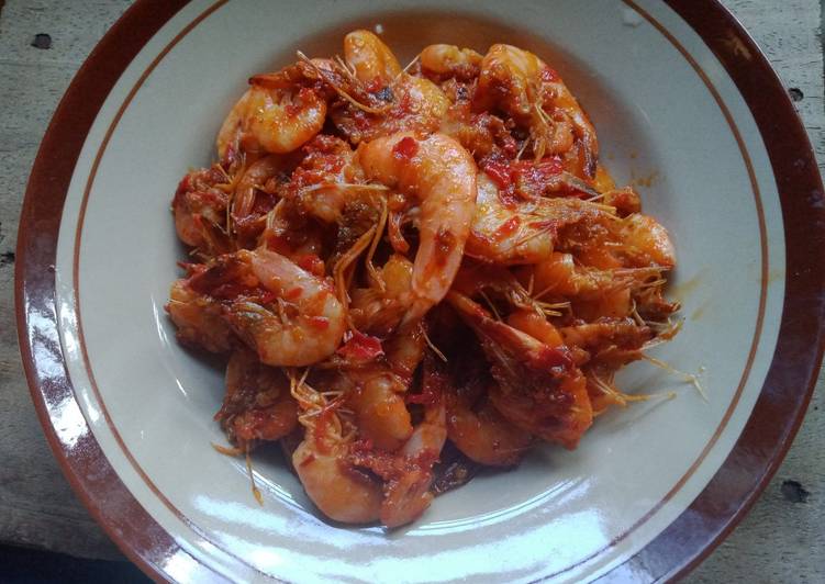 Resep Sambal Udang Hot Lava Anti Gagal