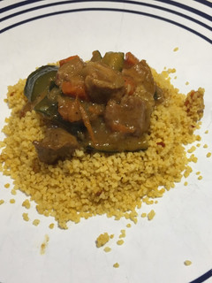 Una foto de Tajine de cordero y cuscús