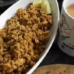 A picture of Chicken qeema.