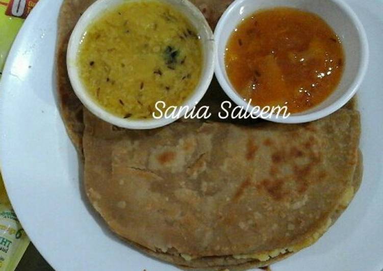 Recipe of Quick Daal Paratha