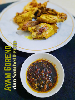 Foto resep AYAM GORENG & SAMBAL KECAP ALA WARUNG LESEHAN JOGJA