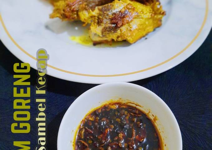 AYAM GORENG & SAMBAL KECAP ALA WARUNG LESEHAN JOGJA