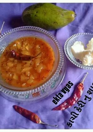 કાચી કેરી નું શાક રેસીપી મુખ્ય ફોટો