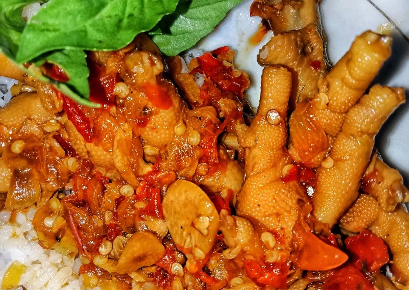 Ceker kecap pedas