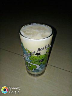Madarar waken soya (Soya bean milk) ainihin hoton girkin