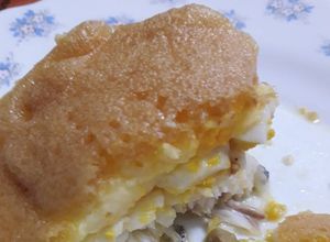 Foto principal de Merluza al horno rellena con mayonesa