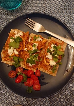Une photo de Tinga de pollo