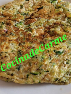 Una foto de Garbanzos con calabacín en torti-tarta