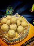 Magaj Ladoo (Wheat flour ladoos)