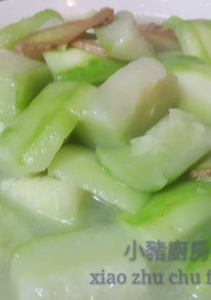 清炒絲瓜 的食譜成品照片