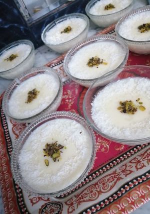 صورة لوصفة رز بحليب بالمستكة