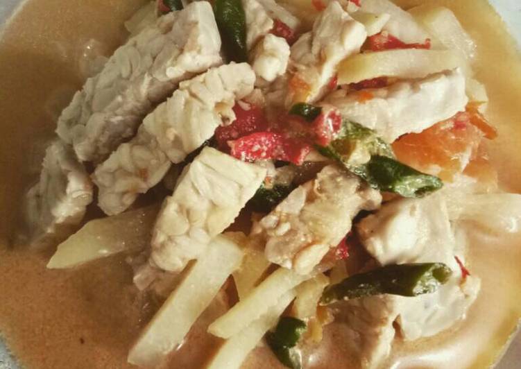 Lodeh Tempe Labu Siam Cabe Ijo