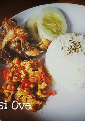 Foto resep Tempe korek feat ikan asin bulu