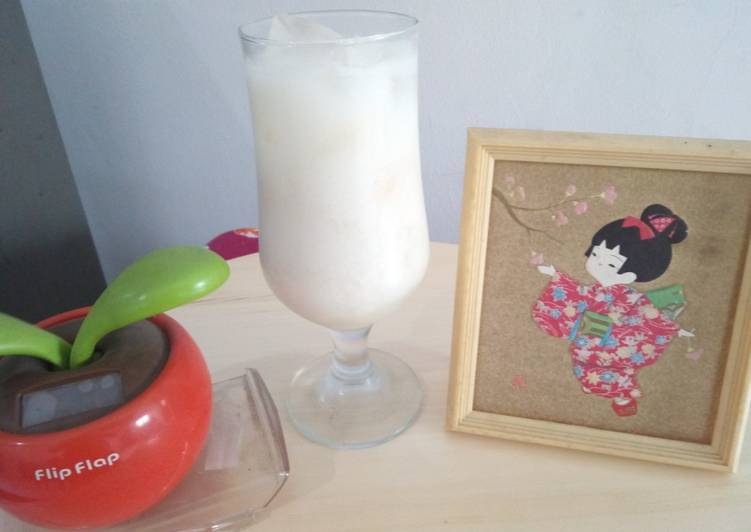 Cara Membuat Es Sirsak Susu😘 yang Lezat