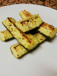 Una foto de Calabacín al horno