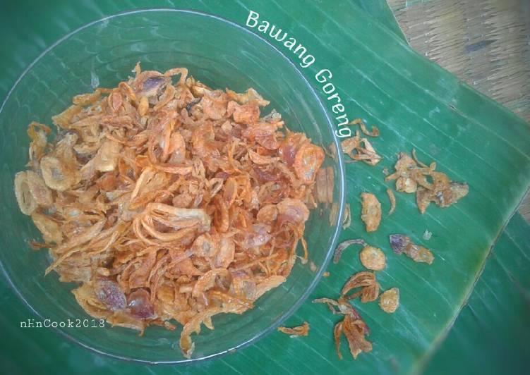 Bagaimana Menyiapkan Bawang goreng gunakan TEPUNG TERIGU 👌 Anti Gagal