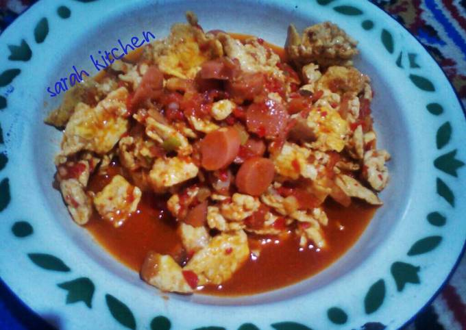 Resep Orak-arik telur asam manis pedas oleh Titi Damayanti - Cookpad