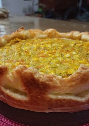 Una foto de Tarta de choclo 🌽🌽