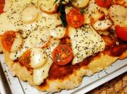 Una foto de pizzetas integral