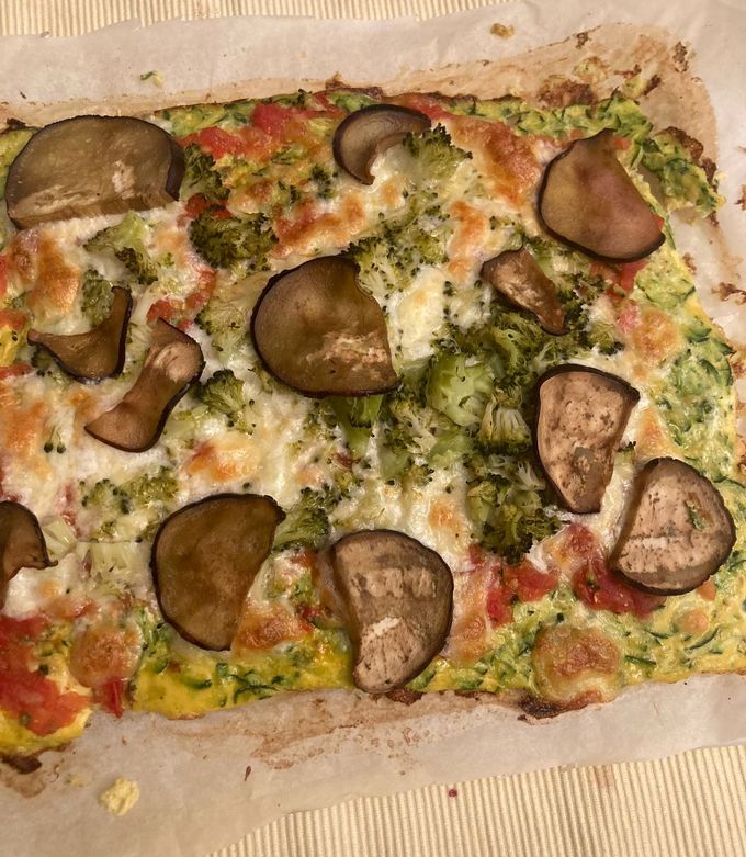 Foto principal de Pizza con masa de calabacín