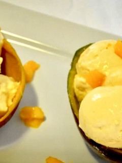 Una foto de Helado cremoso de mango