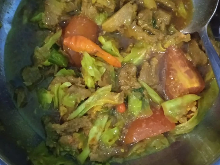 Langkah Mudah untuk Menyiapkan Resep Tongseng kambing simple tanpa santan yang Sempurna Anti Ribet, Sempurna