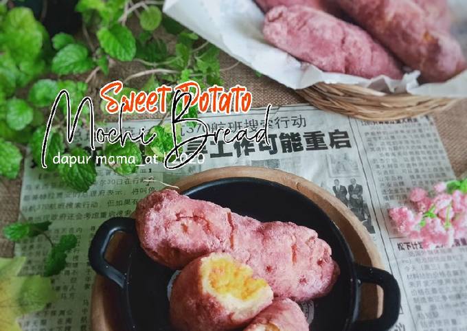 Resep Sweet Potato Mochi Bread