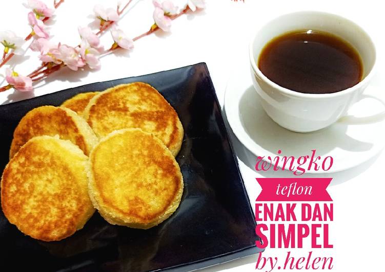 Wingko teflon enak dan simpel