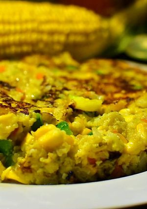 Una foto de Tortilla de las verduras que tengas!