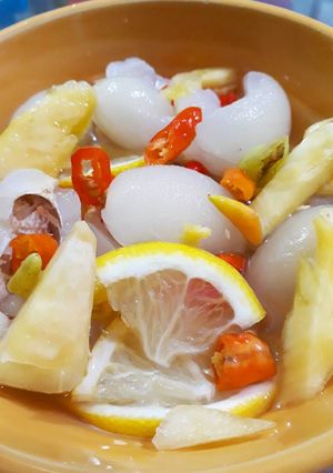 Foto resep Manisan rambutan nanas pedas