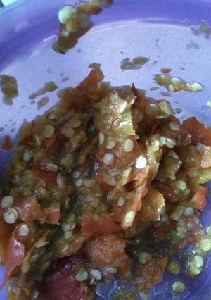 Foto resep Sambel penyet mantabbb