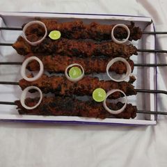 A picture of Mutton seekh kabab.