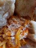 Tallarines al pimiento