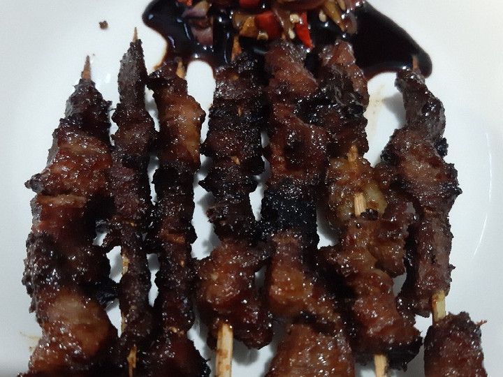 Standar Bagaimana cara membuat Sate Daging Sapi Idul Adha hidangan Lebaran yang gurih