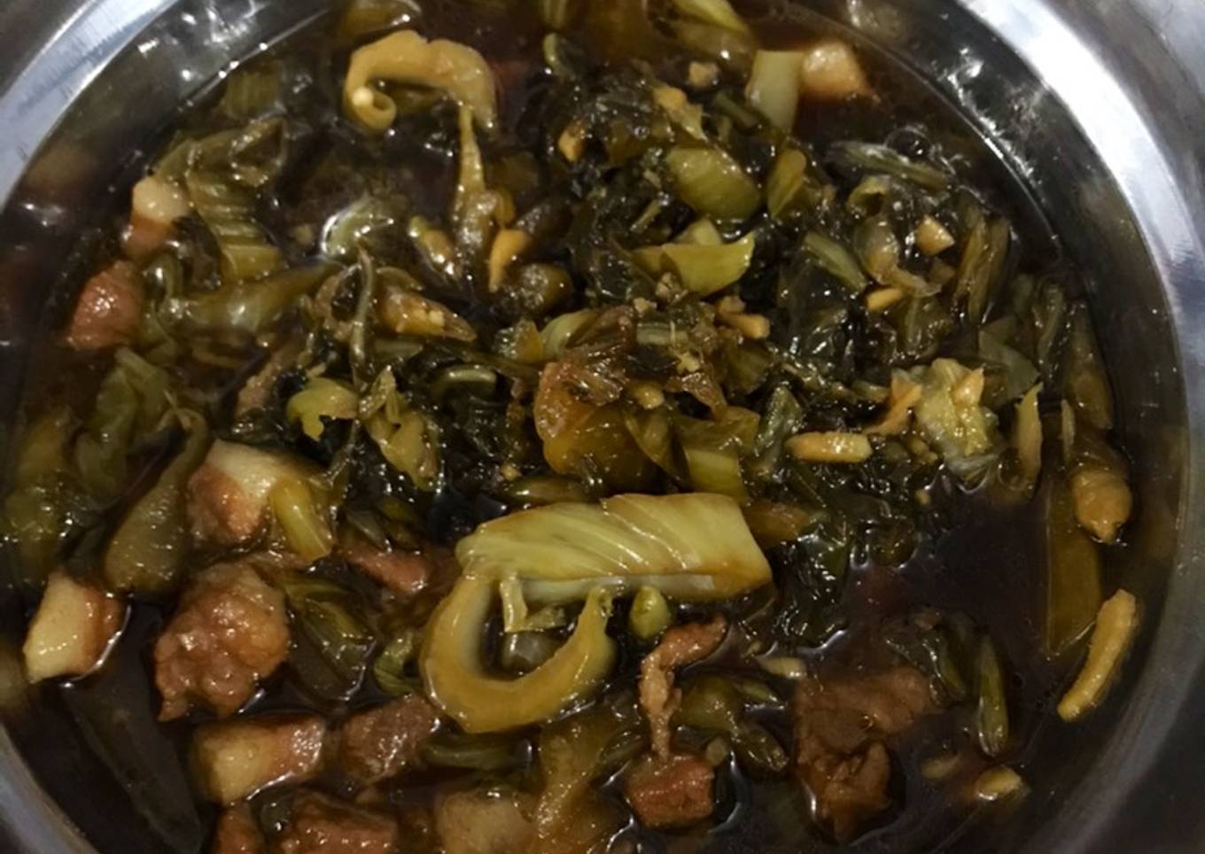Daging Sayur Asin (kiam chai bak)