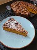 Kürbis Pie mit Walnusskaramell Streusel