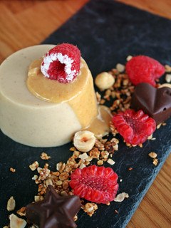 Foto principal de Panna cotta de turrón vegana