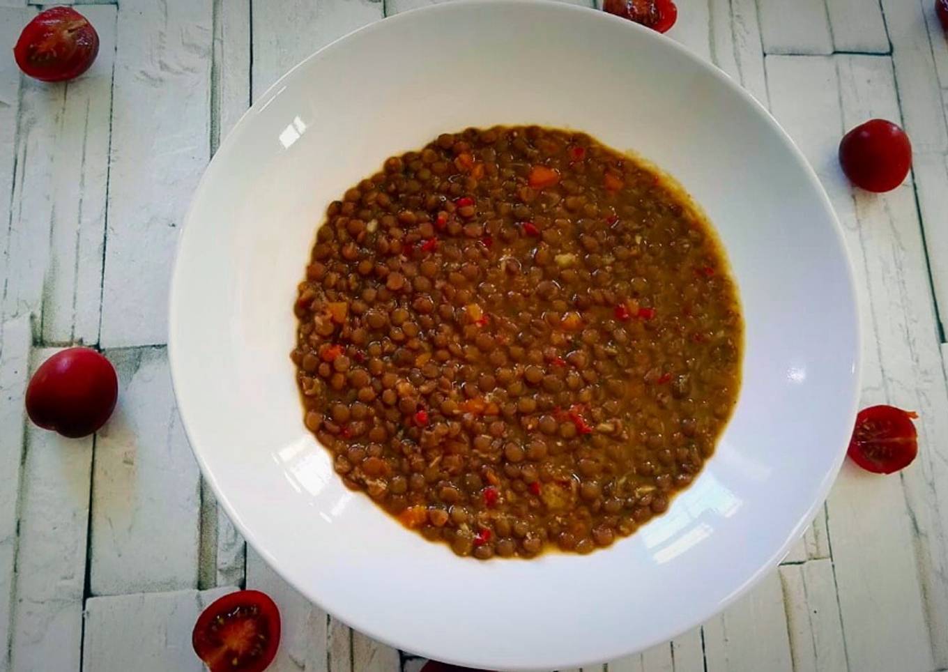 Lentejas con bacalao