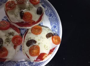 Una foto de Pizza en Hallullas