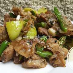 รูปของ Tetelan sapi oseng cabe hijau