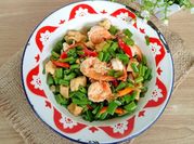 Gambar bunga bawang tahu udang