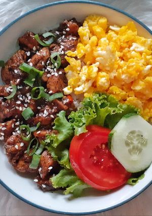Foto resep Rice bowl Chicken Blackpaper