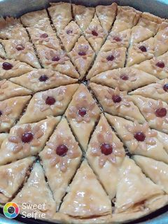 صورة لوصفة بقلاوة العيد بعجينة الفيلو 😍😍😍