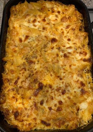 O poză a rețetei Pene bolognese la cuptor!.