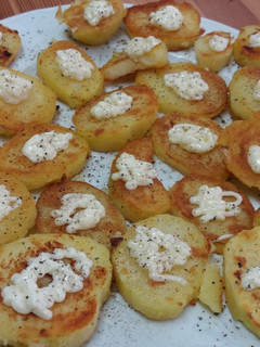 Una foto de Patatas bravas sin freír