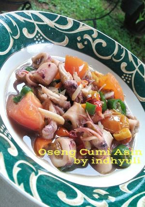 Foto resep Oseng Cumi Asin (Mantap) 👍