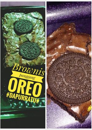 Foto resep Brownis Panggang shiny crust
